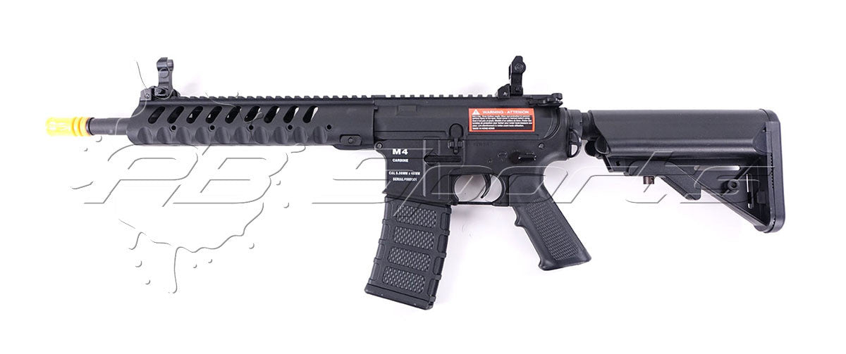 Classic Army NF005P Airsoft M4 Delta 10 Skirmish Nylon Fiber Black AEG - Classic Army