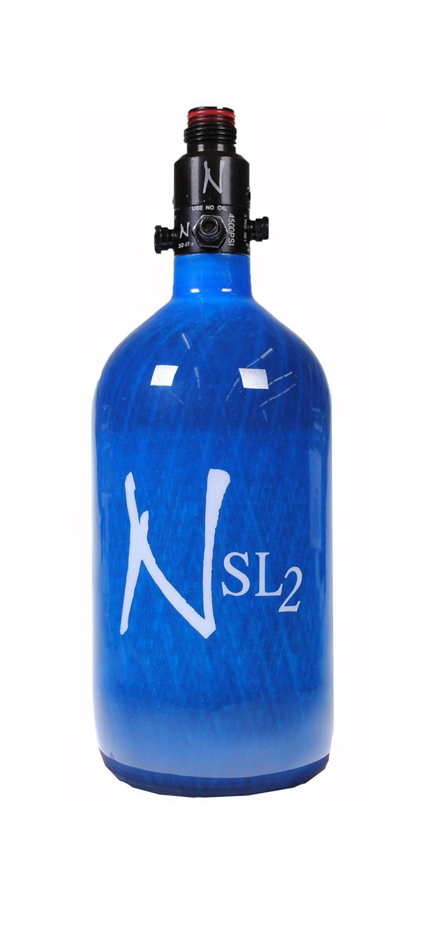 Ninja SL2 45ci 4500psi w/ Standard Reg - Blue - Ninja Paintball