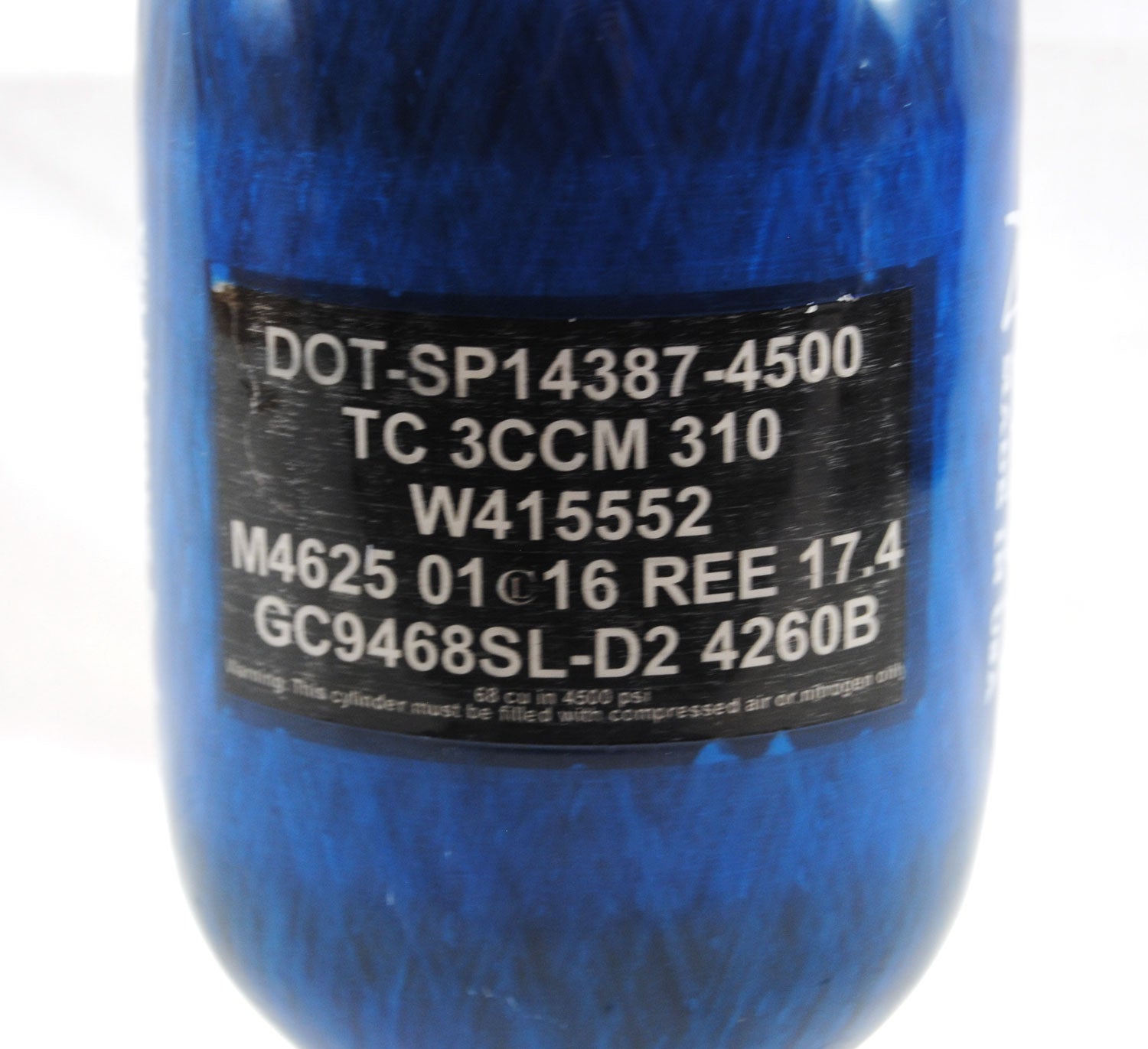 Ninja SuperLite 68/4500 - Blue - Ninja Paintball