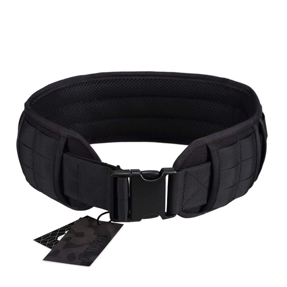 OneTigris Tactical MOLLE Battle Belt -Black - OneTigris