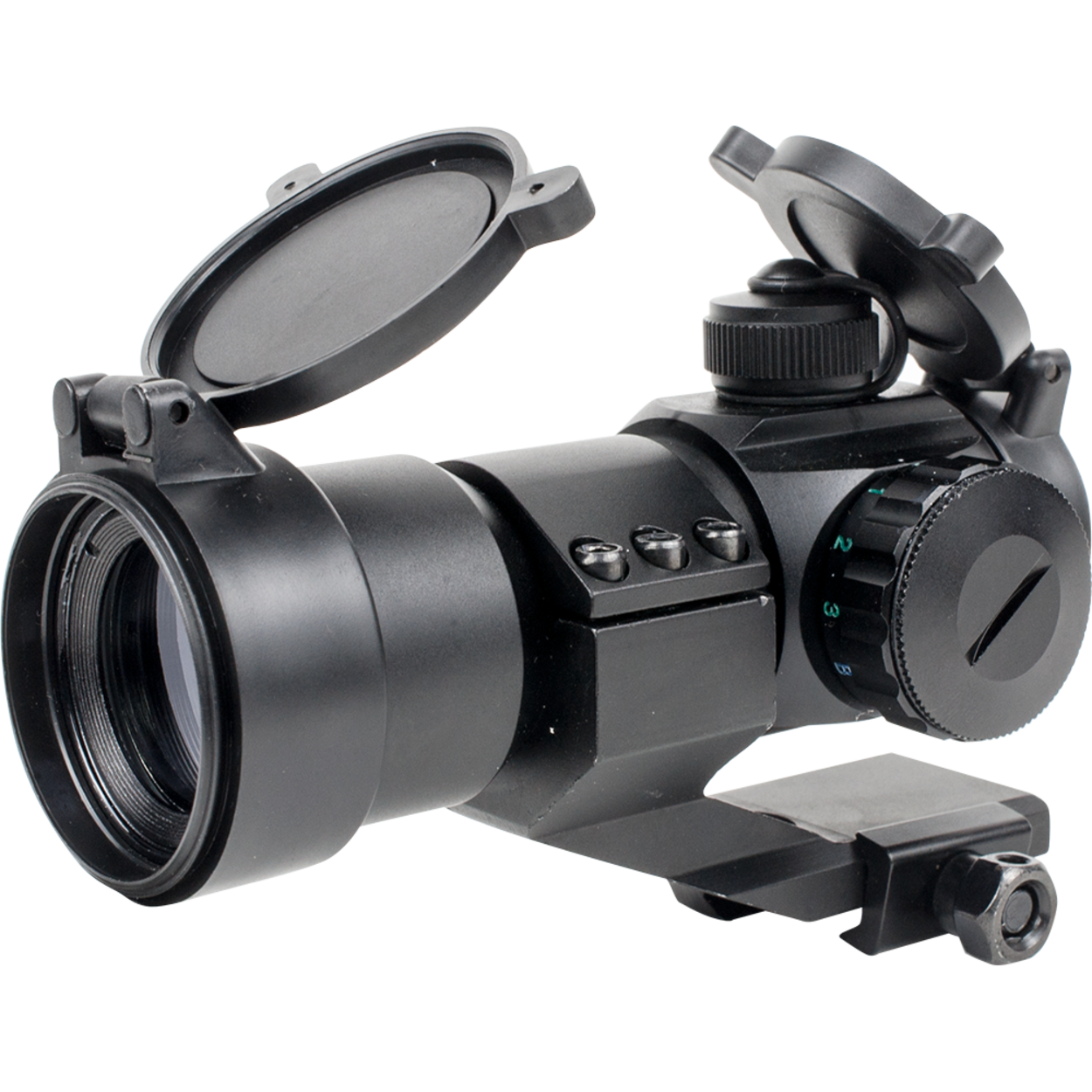 Valken V Tactical Red Dot 1x30 R/G/B with Weaver Cantilever - Valken Paintball