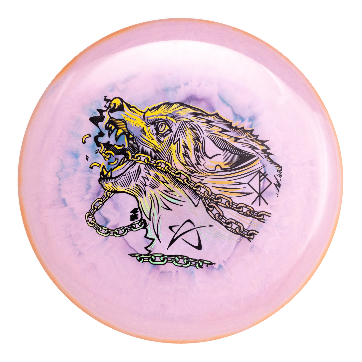 Prodigy PA-3 Putt & Approach Disc - 500 Spectrum Plastic - Dual Foil Fenrir Wolf Stamp