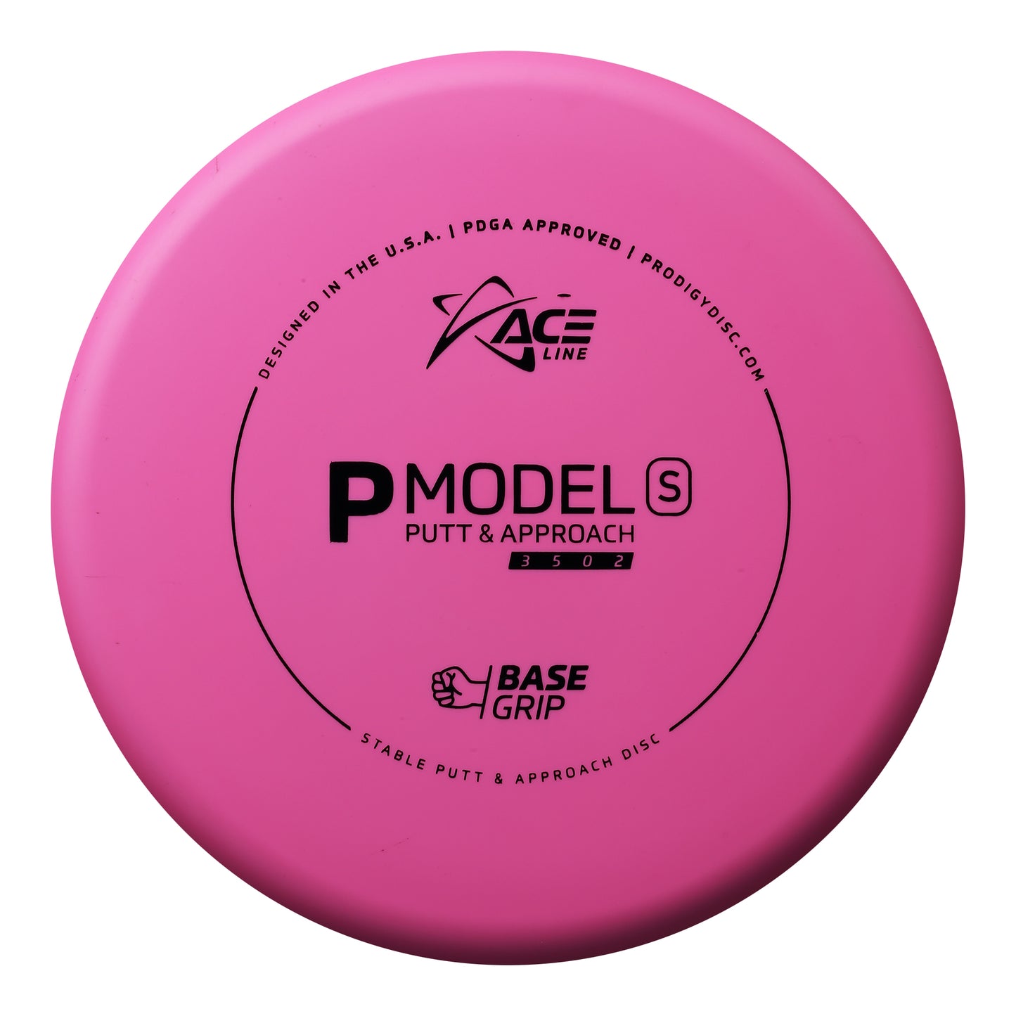 Prodigy Ace Line P Model S Putt & Approach Disc - Basegrip Plastic