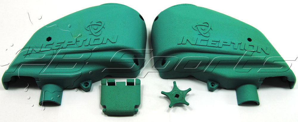 Inception Designs 100 Rd. Pico Halo Shell Hopper Kit Aqua - Inception Designs