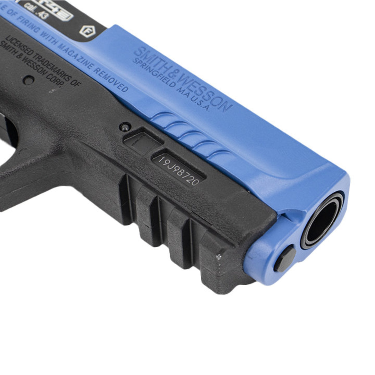 Umarex T4E S&amp;W M&amp;P9 M2.0 .43 Cal Paintball Pistol - Blue/Black - Umarex