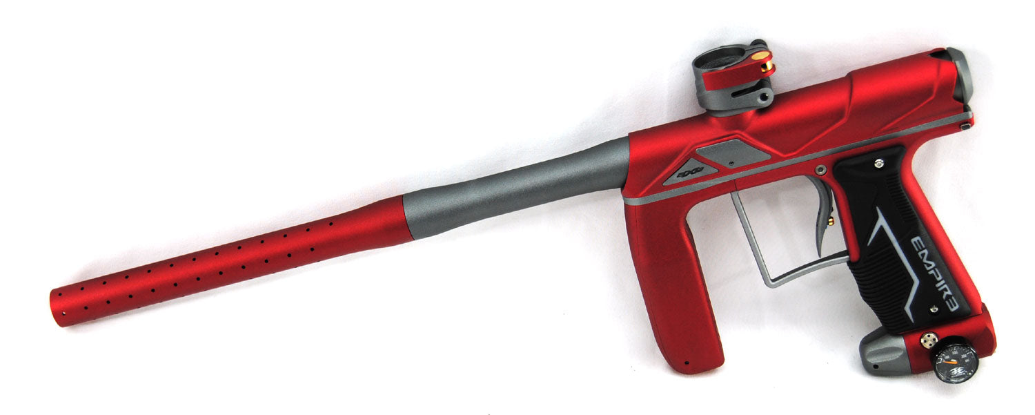 Empire Axe Pro Paintball Marker - Dust Red / Grey - Empire