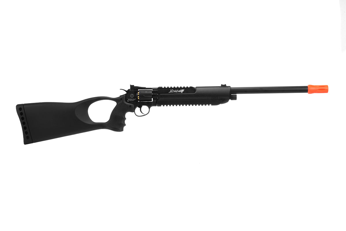 WinGun Herd Wolf Model M711 Co2 Powered Airsoft Revolver Carbine - Valken