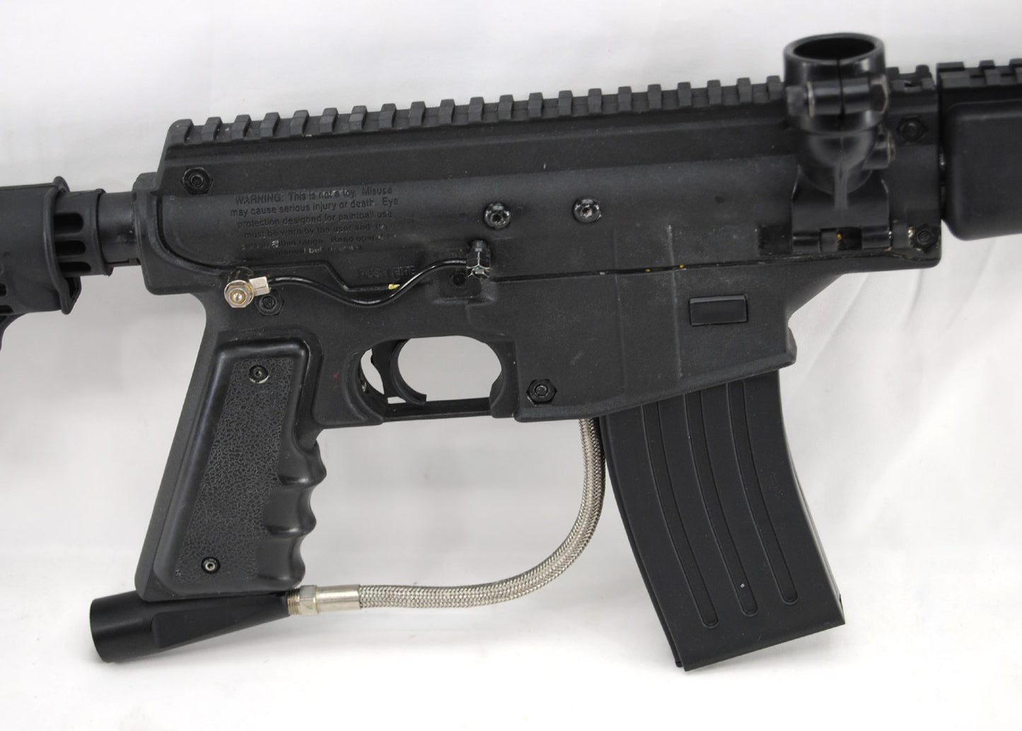 Used Tippmann U.S. Army Project Salvo w/ Flatline Barrel &amp; Response Trigger - Black - Tippmann