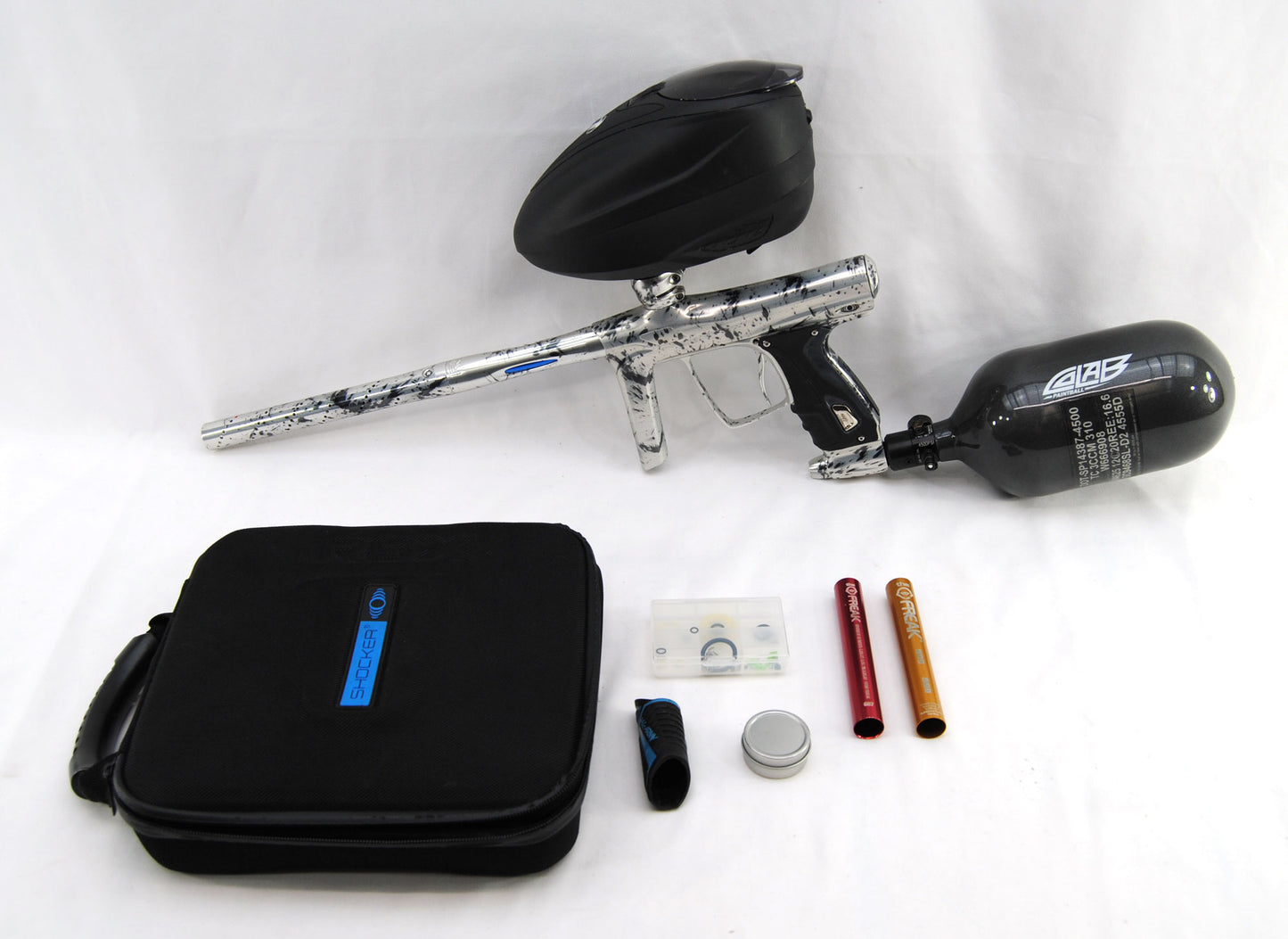 Used Shocker RSX Paintball Gun Bundle - Winter