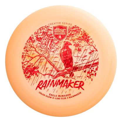 Discmania Eagle McMahon Creator Series Color Glow D-Line Rainmaker Flex 3 Disc