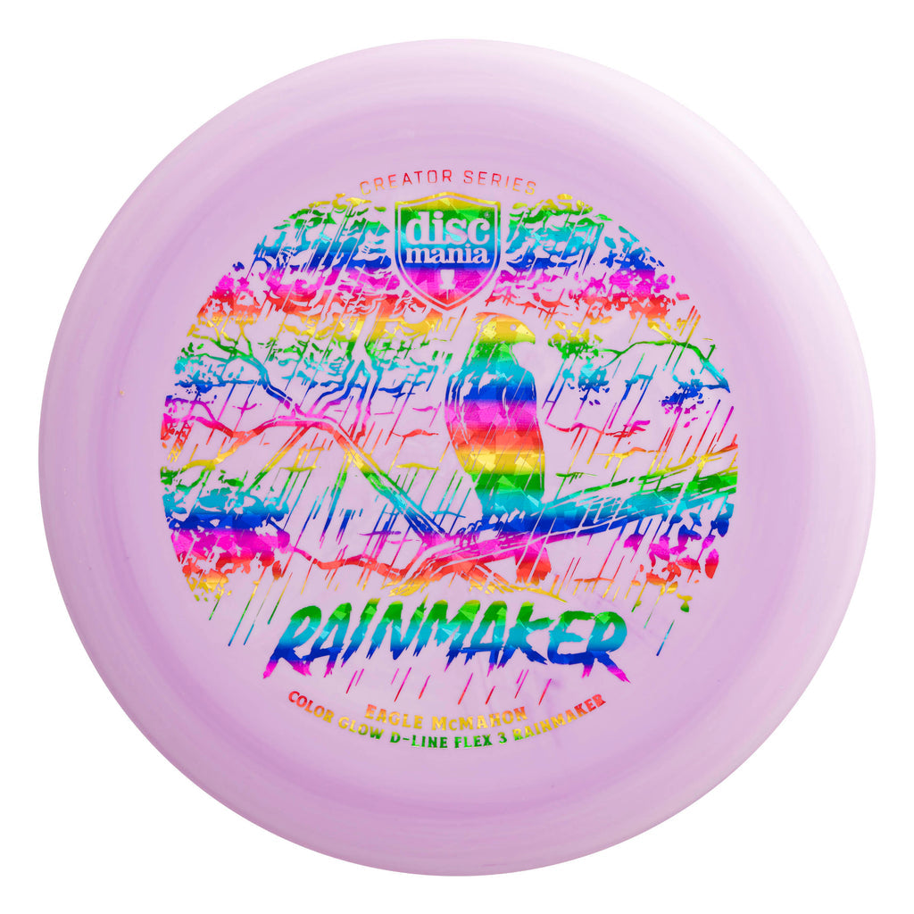 Discmania Eagle McMahon Creator Series Color Glow D-Line Rainmaker Flex 3 Disc