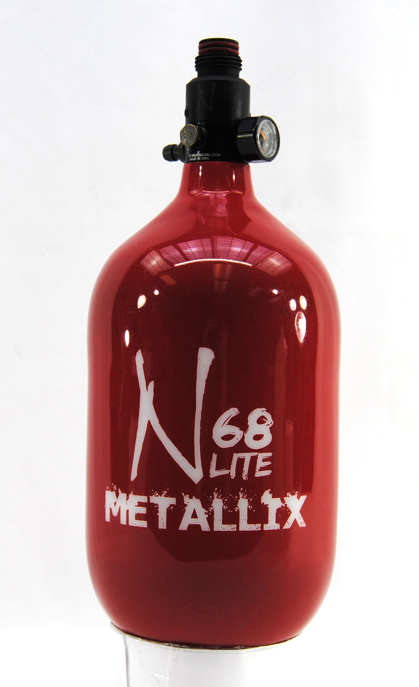 Ninja METALLIX 68ci 4500psi HPA Tank - Red - Ninja Paintball
