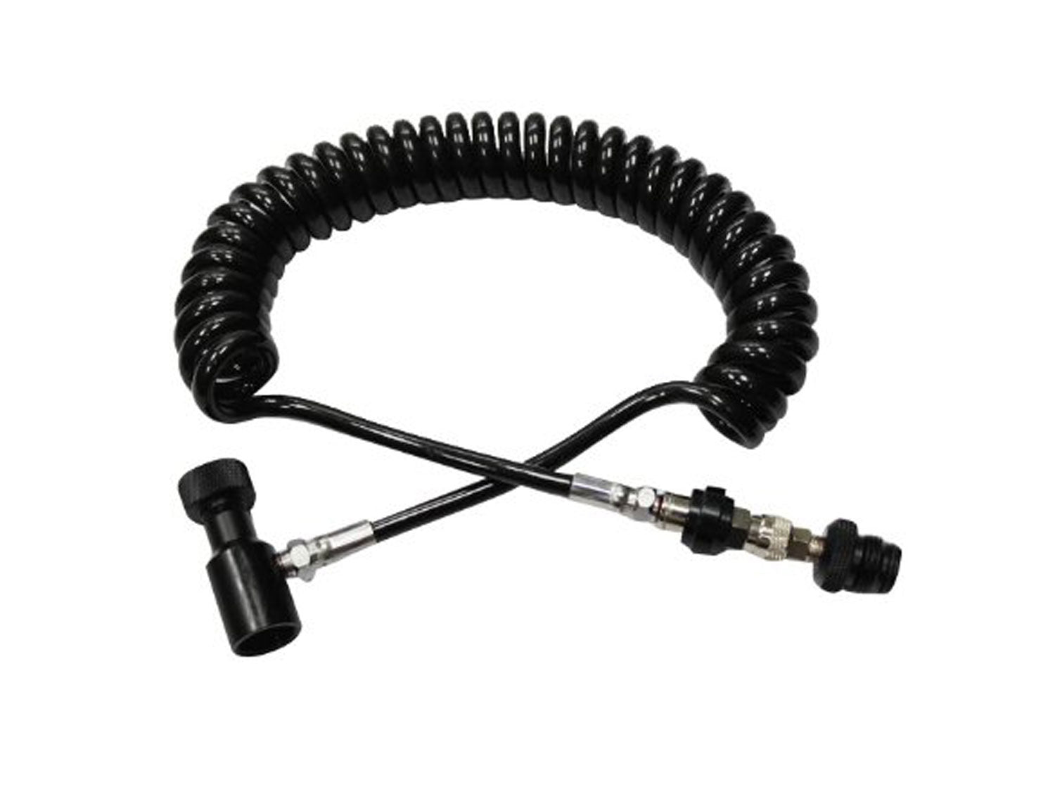 Paintball Coiled Remote Line w/ Slide Check - Guerrilla Air