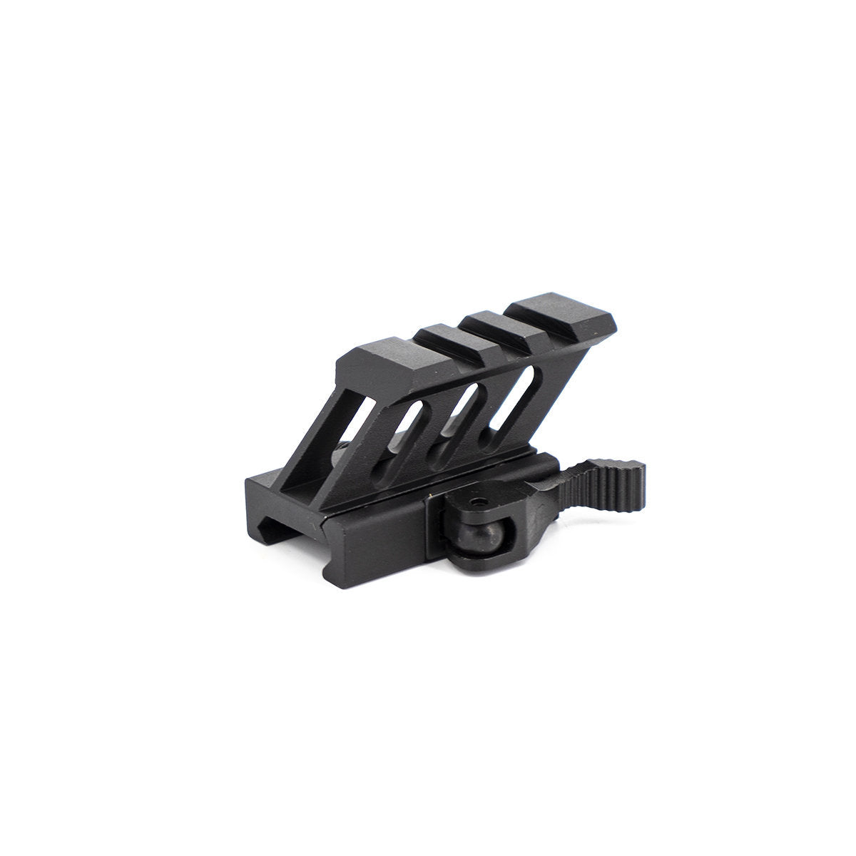 Valken 45 Degree Riser Mount 1" 3 Slots Quick Disconnect Airsoft Rifle Accessory - Black - Valken