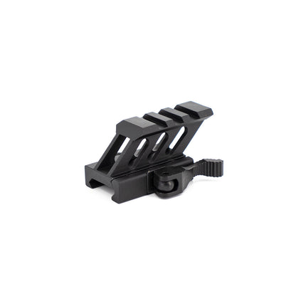 Valken 45 Degree Riser Mount 1" 3 Slots Quick Disconnect Airsoft Rifle Accessory - Black - Valken