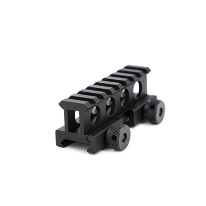 Valken Riser Mount 1&quot; 8 Slots Airsoft Rifle Accessory - Black - Valken