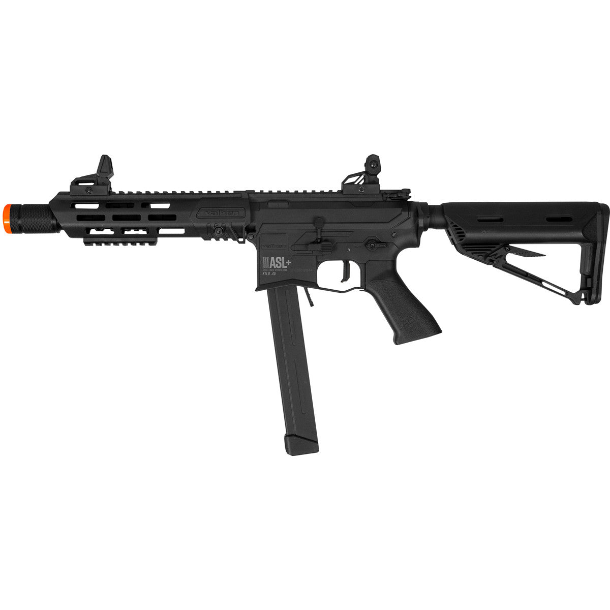 Valken ASL+ Series AEG Kilo45 Airsoft Rifle - Black - Valken
