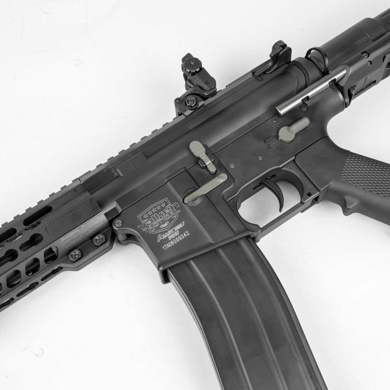 Valken Alloy Series PDW Airsoft AEG Rifle - Black - Valken Paintball