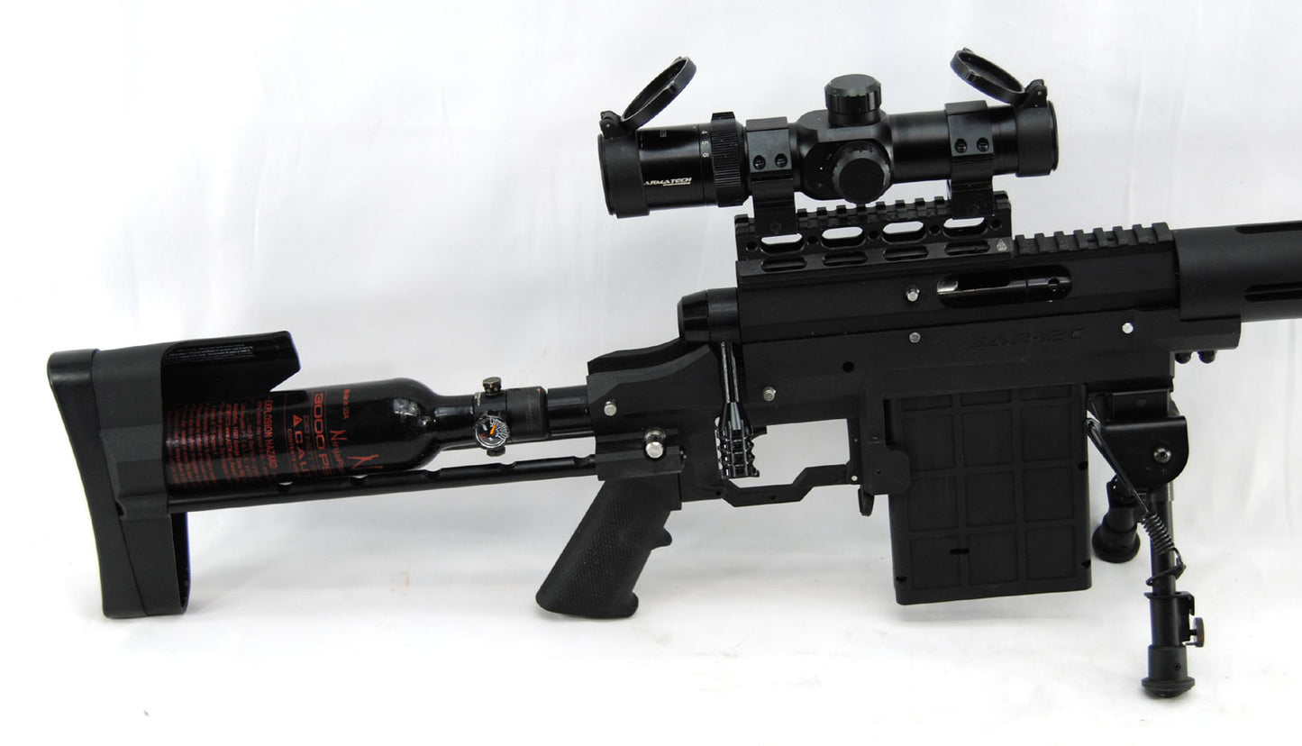 Used Carmatech SAR-12C Paintball Sniper w/ Supremacy Scope - Carmatech