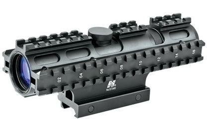 2-7x32 Compact Scope/3 Rail Sighting System/MIL-DOT/GREEN/Weaver Mount - NC Star
