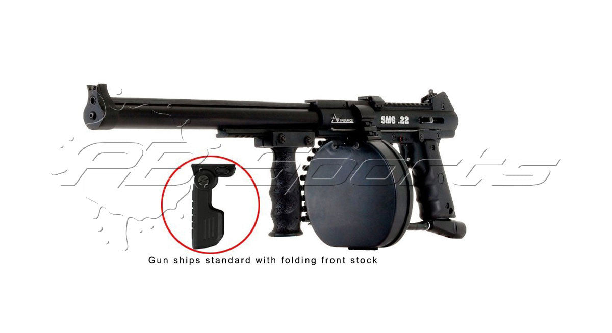 Air-Ordnance SMG 22 Basic Belt Fed Pellet Gun - .22 Caliber - Air Ordnance