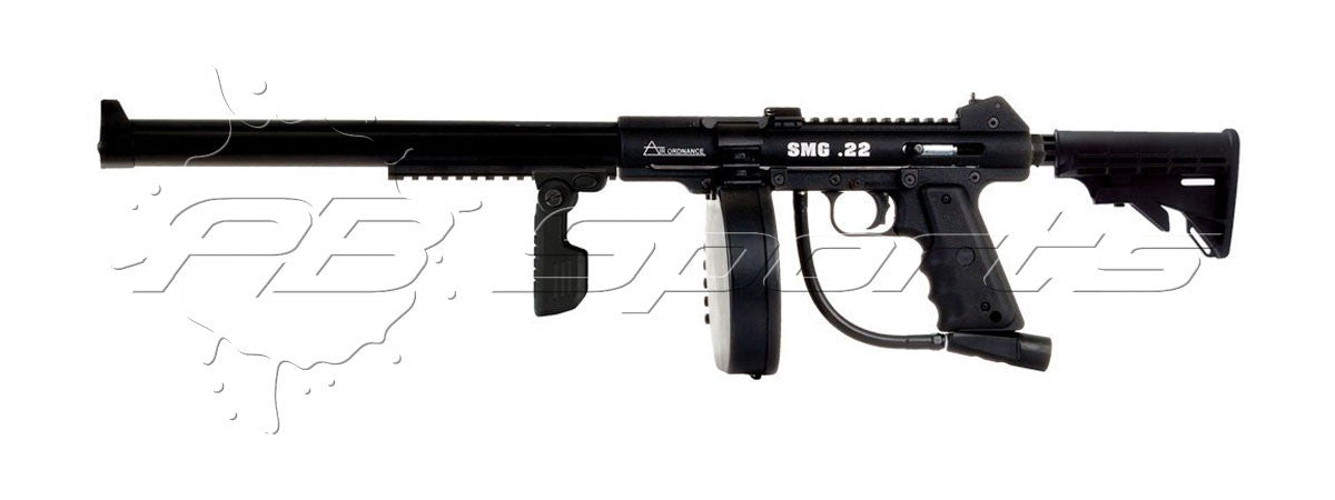 Air-Ordnance SMG 22 Tactical Belt Fed Pellet Gun - .22 Caliber - Air Ordnance