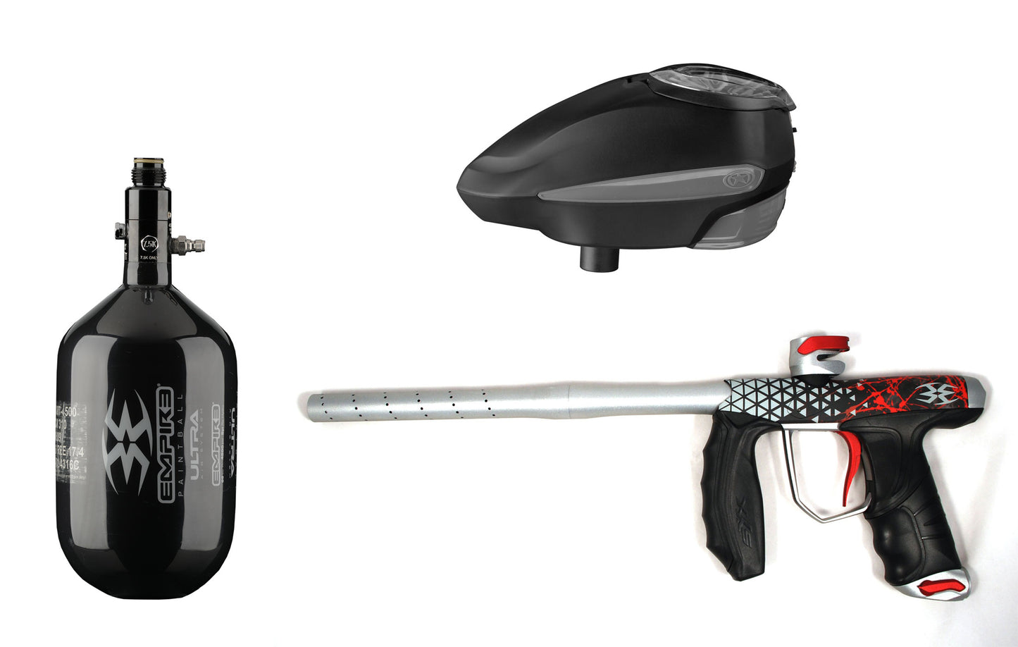 Empire SYX Limited Edition Boss Marker w/ Empire Ultra 68ci and GI Sportz LVL 1.5 Black/Grey - Empire