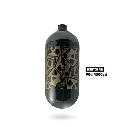 Infamous "Skull AO Series" 90ci 4500psi Hyperlight Air Paintball Tank - (Bottle Only)
