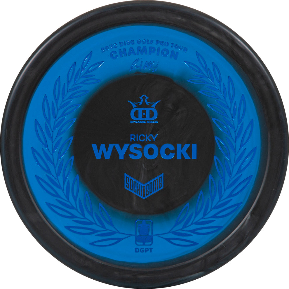 Dynamic Discs Classic Supreme Raptor Eye Sockibomb Slammer 2022 Ricky Wysocki DGPT Tour Champion Disc