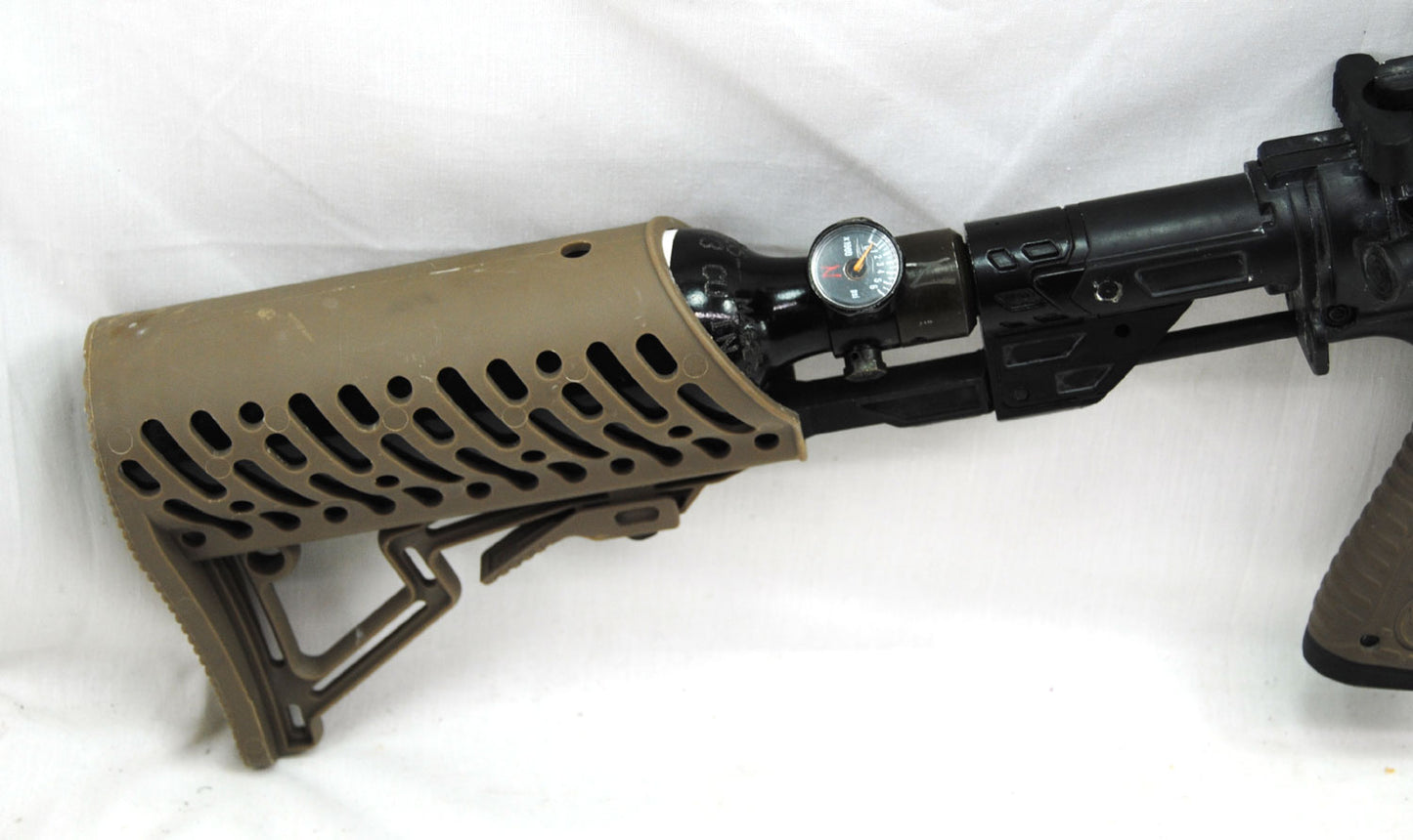 Used Tippmann TMC w/ Air-Thru Adjustable Stock - Tan - Tippmann Sports