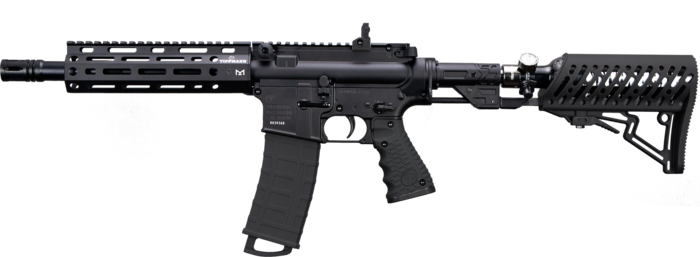 Tippmann TMC ELITE Air Thru Adjustable Stock - Black - Tippmann Sports