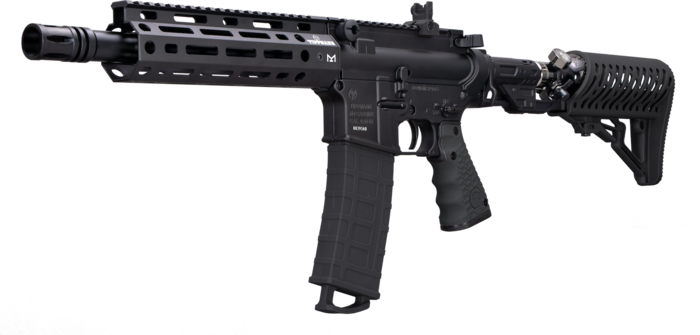 Tippmann TMC ELITE Air Thru Adjustable Stock - Black - Tippmann Sports