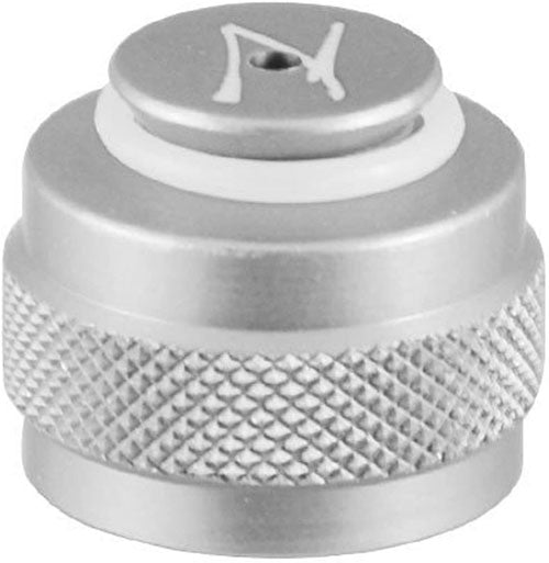 Ninja Aluminum Thread Protector - Clear / Silver w/ 015-90 O-Ring - Ninja Paintball