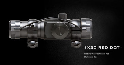 Tiberius 1x30 Red Dot Sight - Tiberius Arms