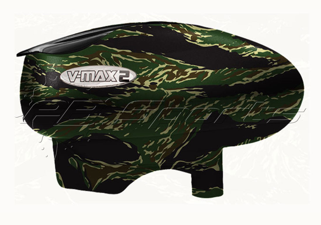 Valken V-Max2 Paintball Loader - Tiger Stripe - Valken Paintball