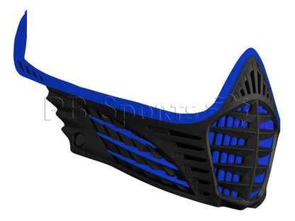 Virtue VIO Contour Facemask - Blue/Black - Virtue