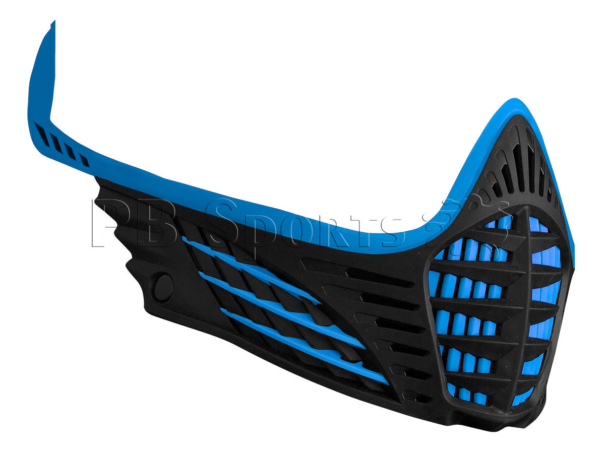 Virtue VIO Contour Facemask - Cyan/Black - Virtue