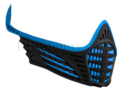 Virtue VIO Contour Facemask - Cyan/Black - Virtue