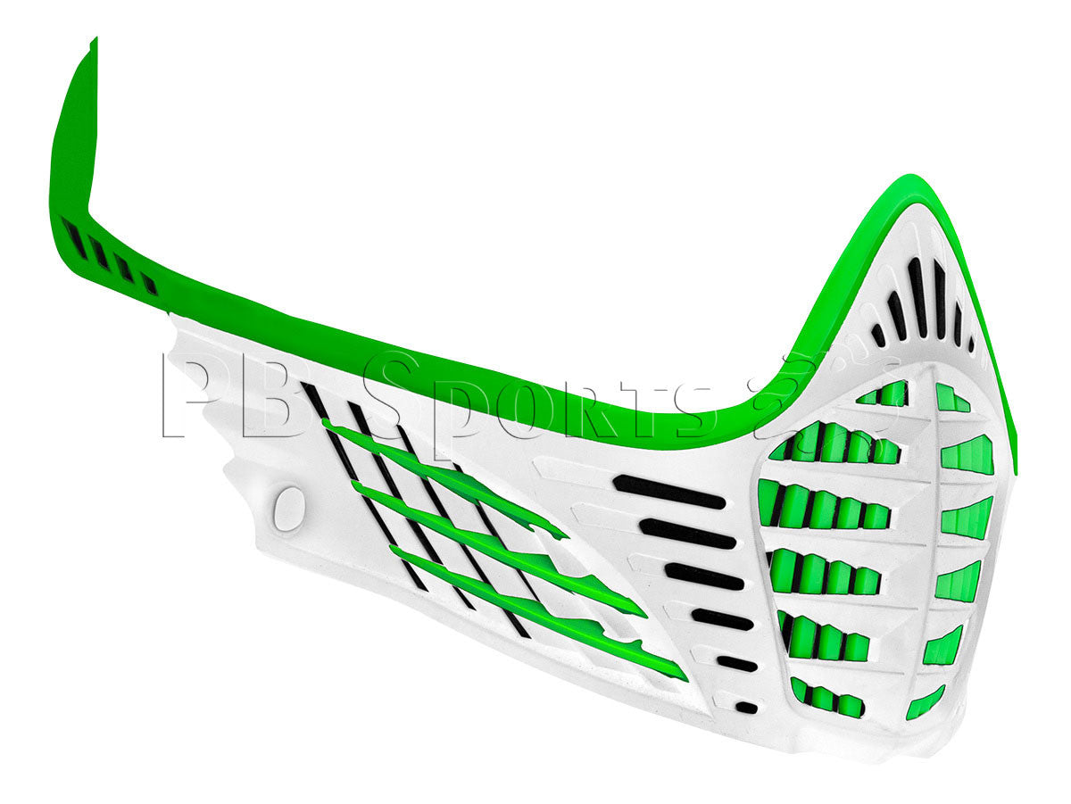 Virtue VIO Contour Facemask - Lime/White - Virtue