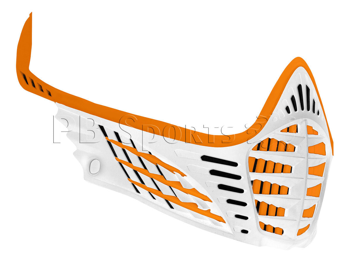 Virtue VIO Contour Facemask - Orange/White - Virtue