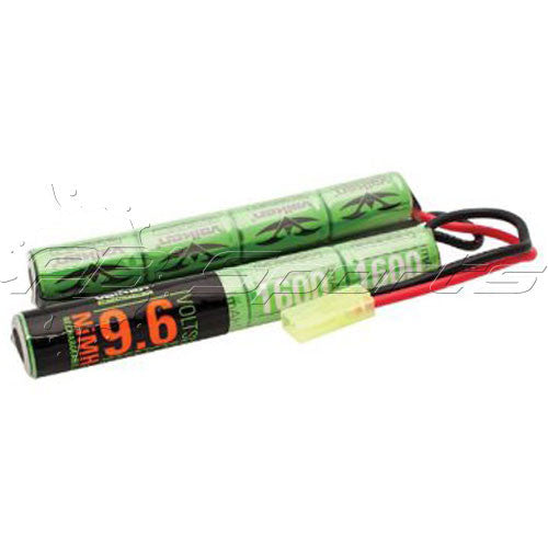 Valken 9.6V NiMH 1600 mAh Nunchuck Style Airsoft Battery - Valken