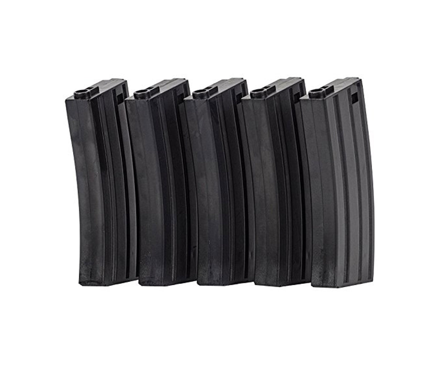 Valken Mid Capacity 140 Round M4 Magazine 5 Pack - Black - Elite Force