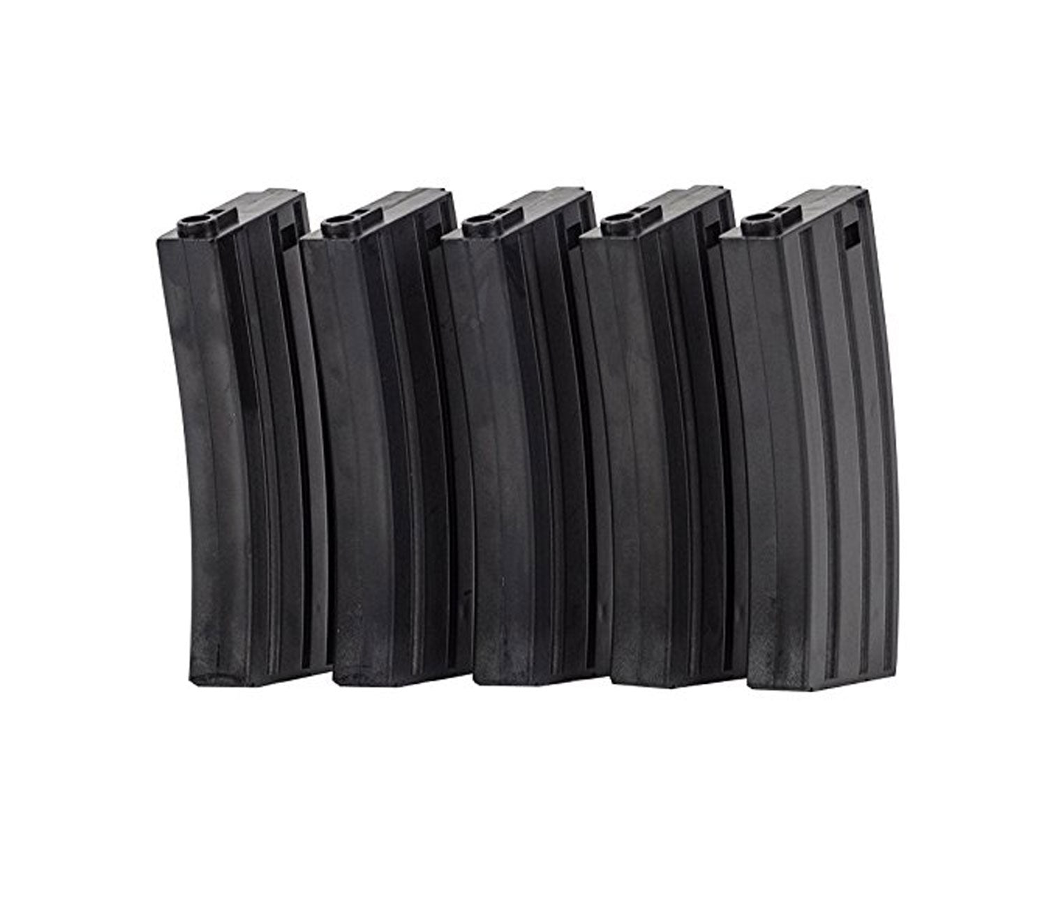 Valken Mid Capacity 140 Round M4 Magazine 5 Pack - Black - Elite Force