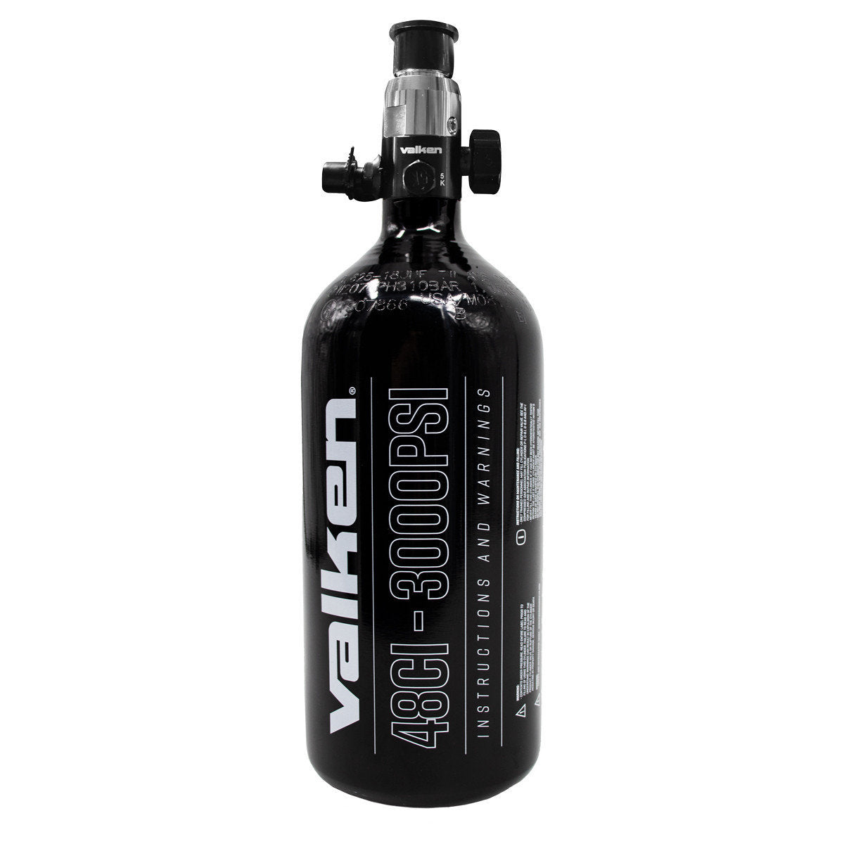 Valken V2.0 48ci 3000psi HPA Paintball Tank - Valken