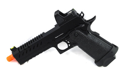 Nuprol Vorsk Hi-Capa 5.1 Full Metal Gas Blowback Pistol + BDS - Black
