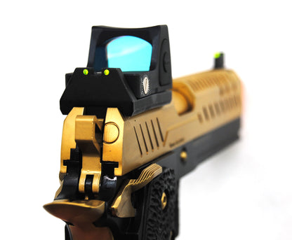Nuprol Vorsk Hi-Capa 5.1 Full Metal Gas Blowback Pistol + BDS - Black/Gold