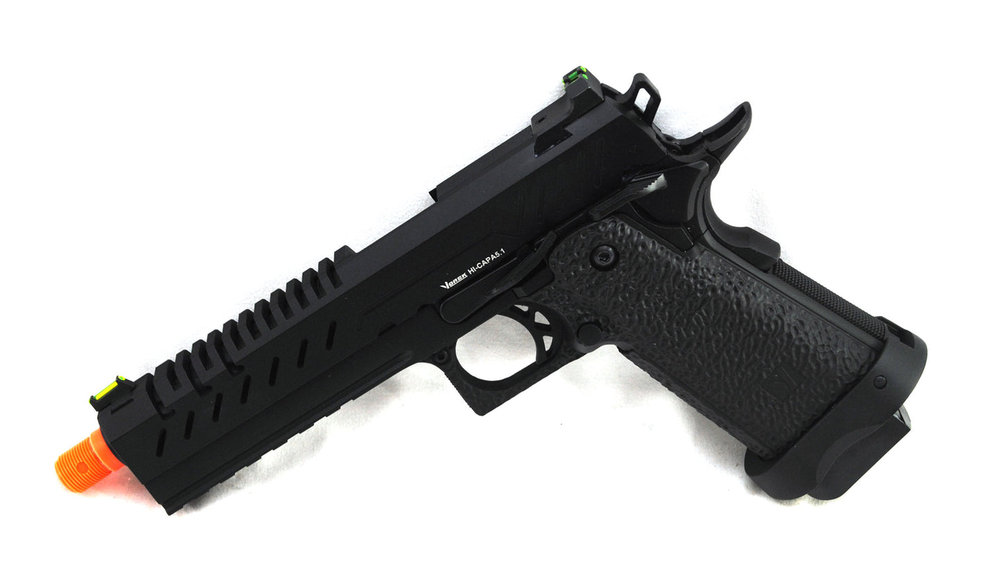 Nuprol Vorsk Hi-Capa 5.1 Full Metal Gas Blowback Pistol - Black