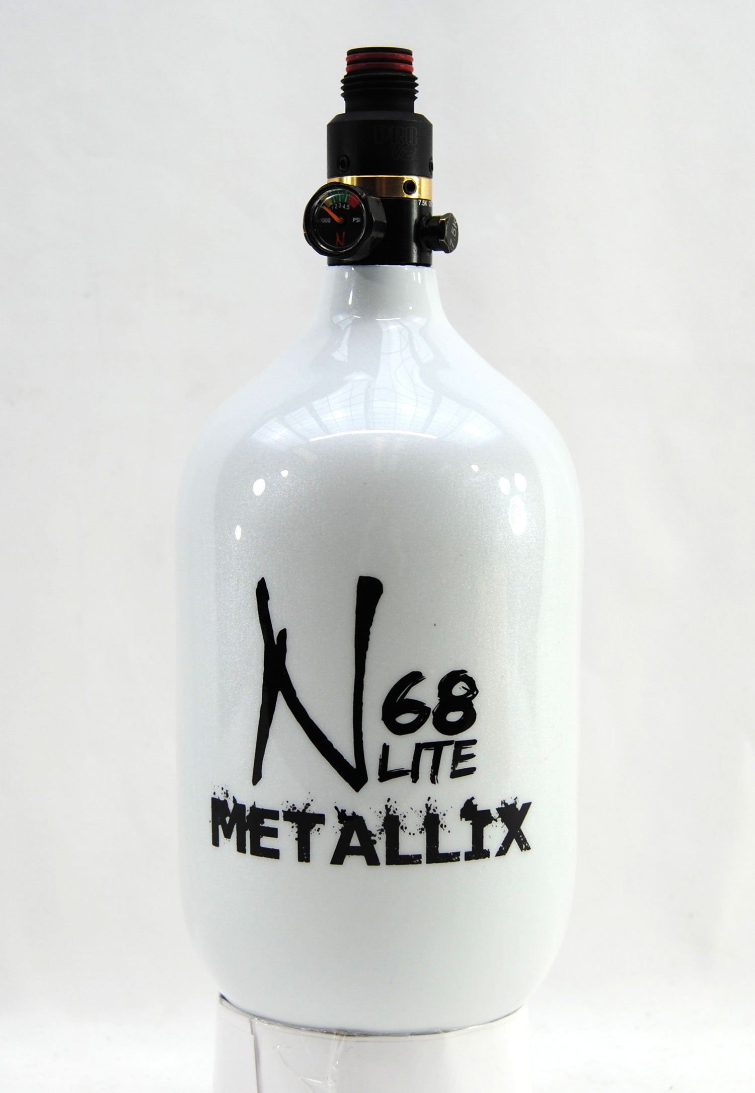 Ninja METALLIX 68ci 4500psi HPA Tank - Crystal White - Ninja Paintball