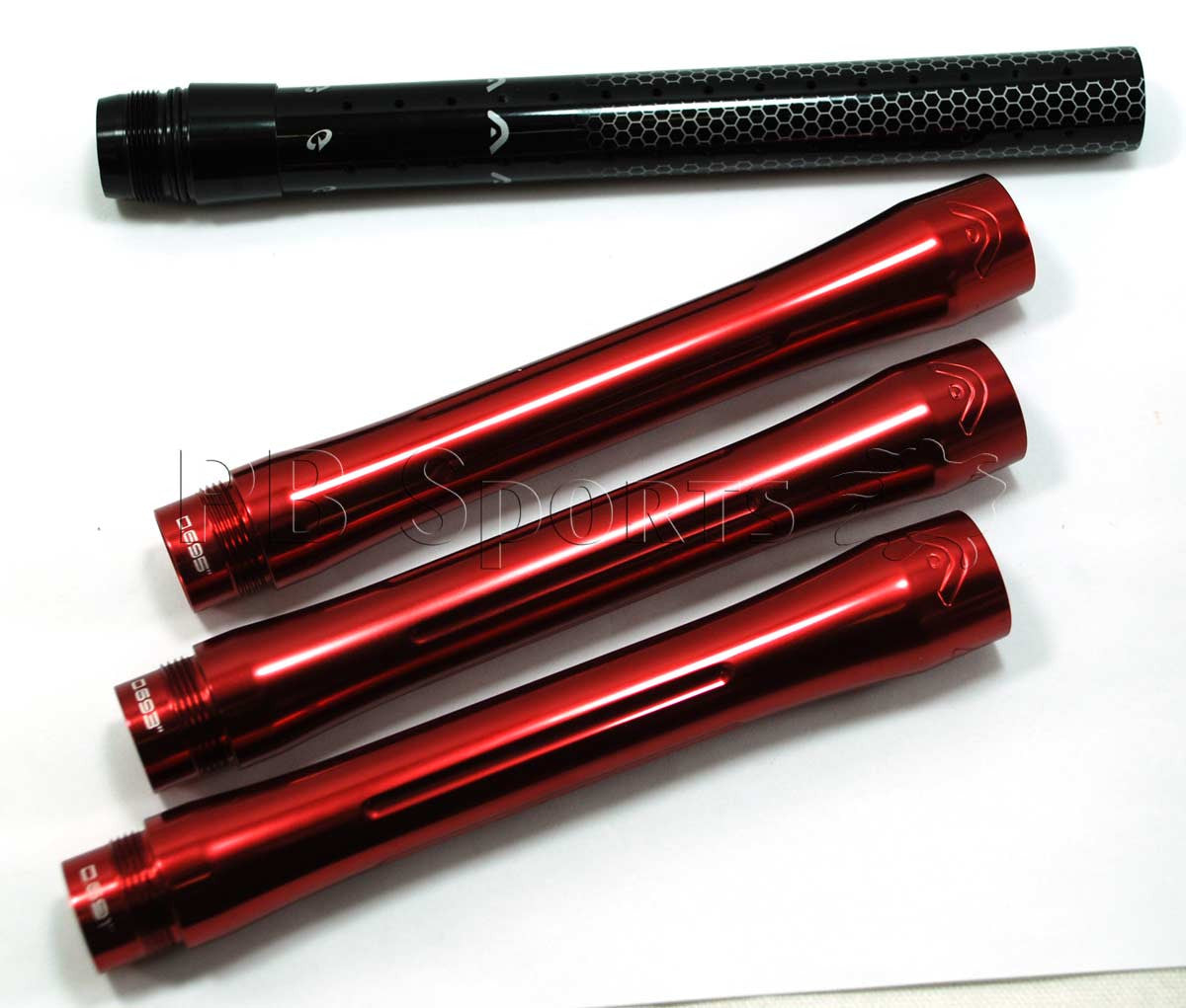 Angel A1 Fly Carbon Barrel Kit - Red - Angel Paintball Sports
