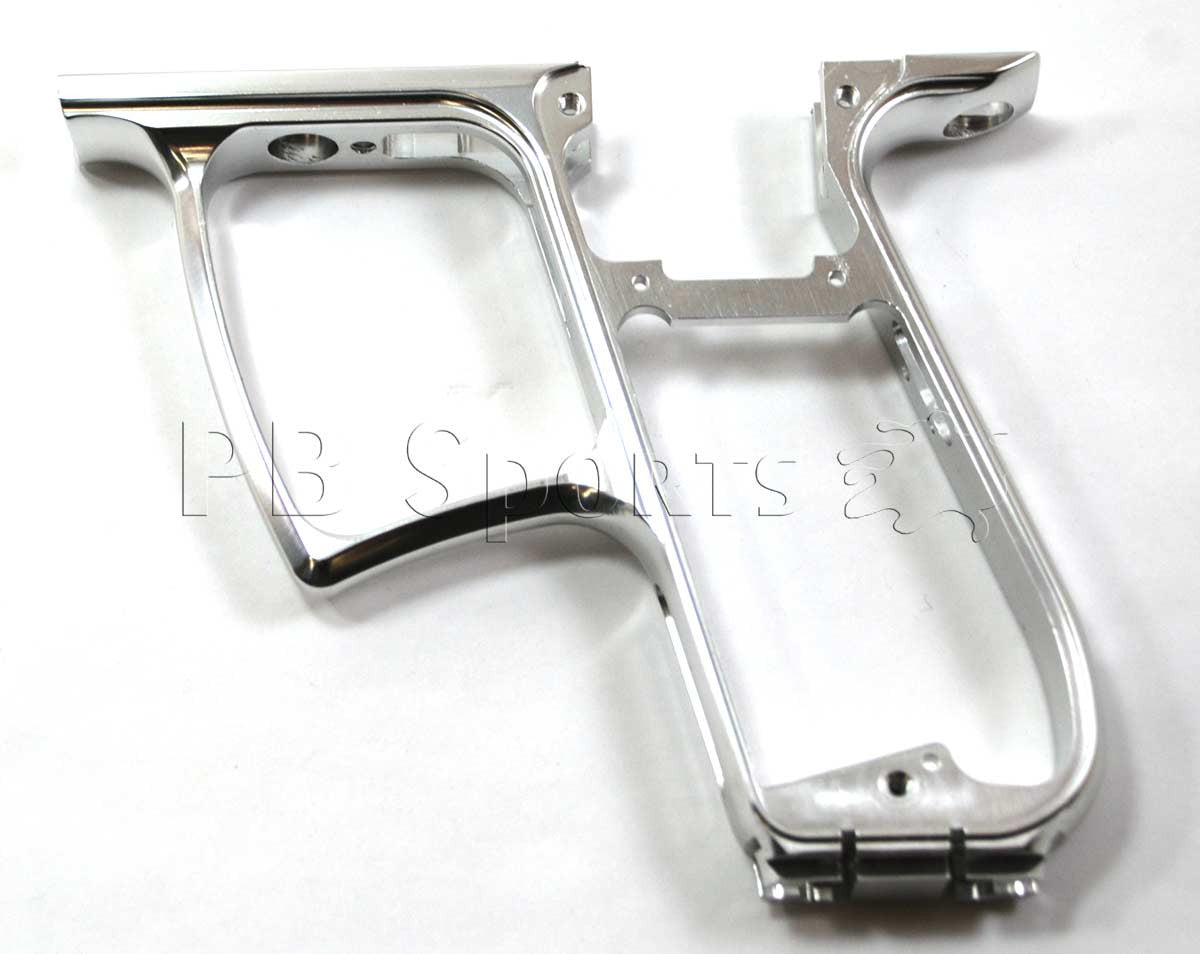 WDP Angel A1 Fly grip frame (also fits SB and AR:K) Raw Aluminum - Angel Paintball Sports